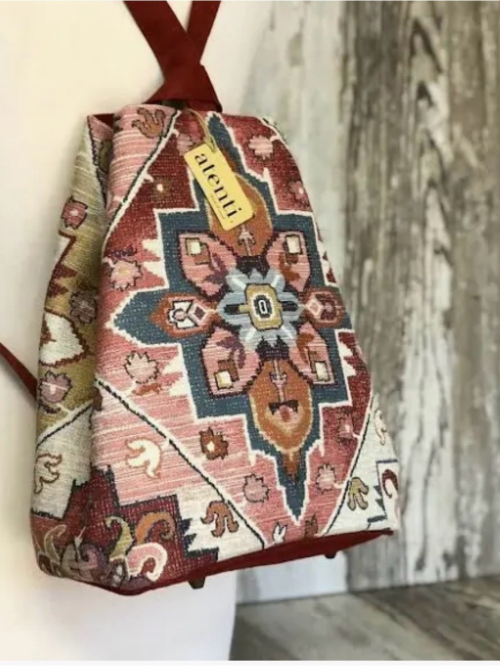 Atenti Backsac Coconino Jacquard Tapestry Backpack NWOT